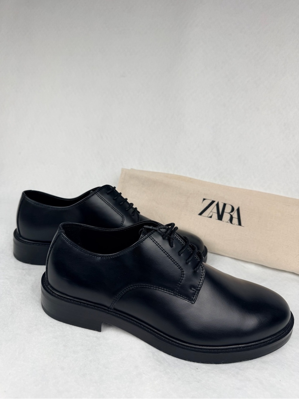Zara Classic Black Men's Dress Elegant Shoes Size 11 New